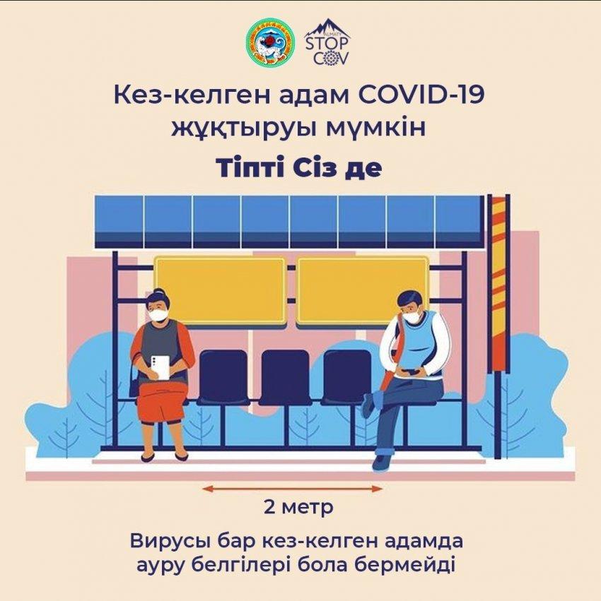 Өзіңізді және басқаларды қорғау үшін бетперде тағыңыз!